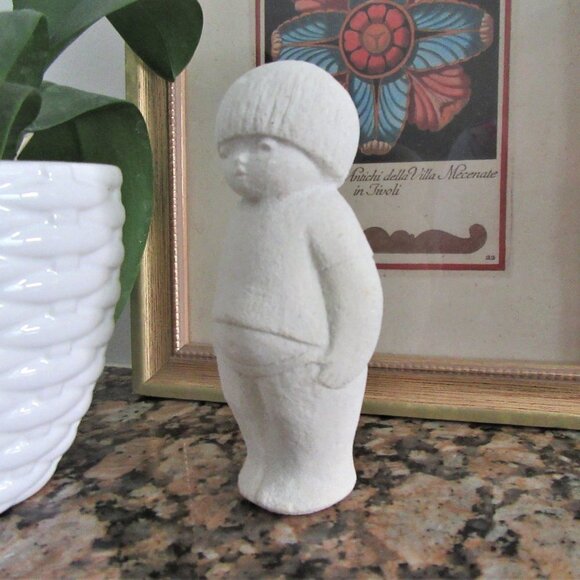 Figurine Stone Art Sculpture Belgium Modern - Picture 1 of 10